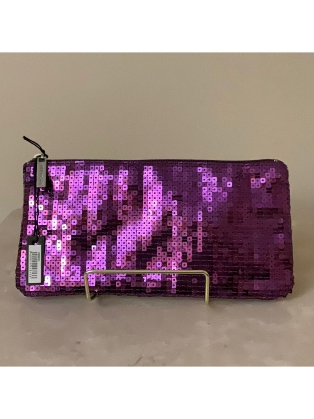 Sephora Purple Sequined Pouch